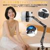 Tablet Stand Latest Model with Base and Cable Smartphone Stand for Foldable with Four Free Angle Desktop Portrait or Landscape Compatible with inch