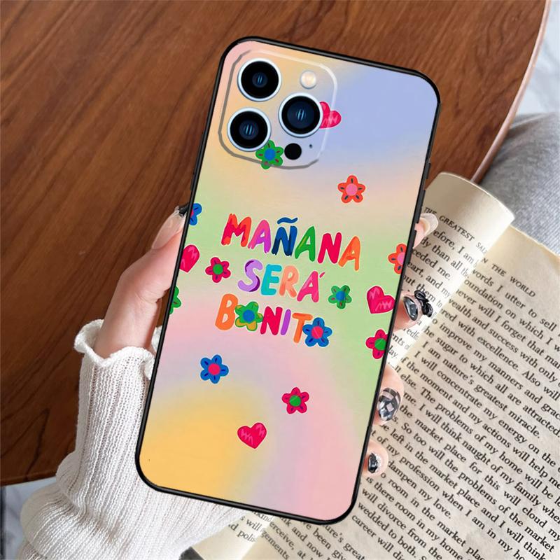 

Karol G Manana Sera Bonito Phone Case For iPhone 17 Pro Max 11 12 14 15 16 Pro Max Plus 13 mini 16e 17 Air Back Cover iPhone 12 Pro