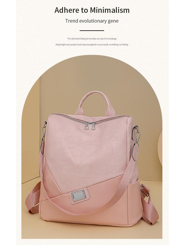 Minimalistischer Retro-Rucksack: Hochwertige Einzelschultertasche für Damen, Studenten und den täglichen Weg