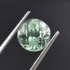 Stunning Natural Bluish Green Sapphire 4.10 Ct Round Certified Loose Gemstone