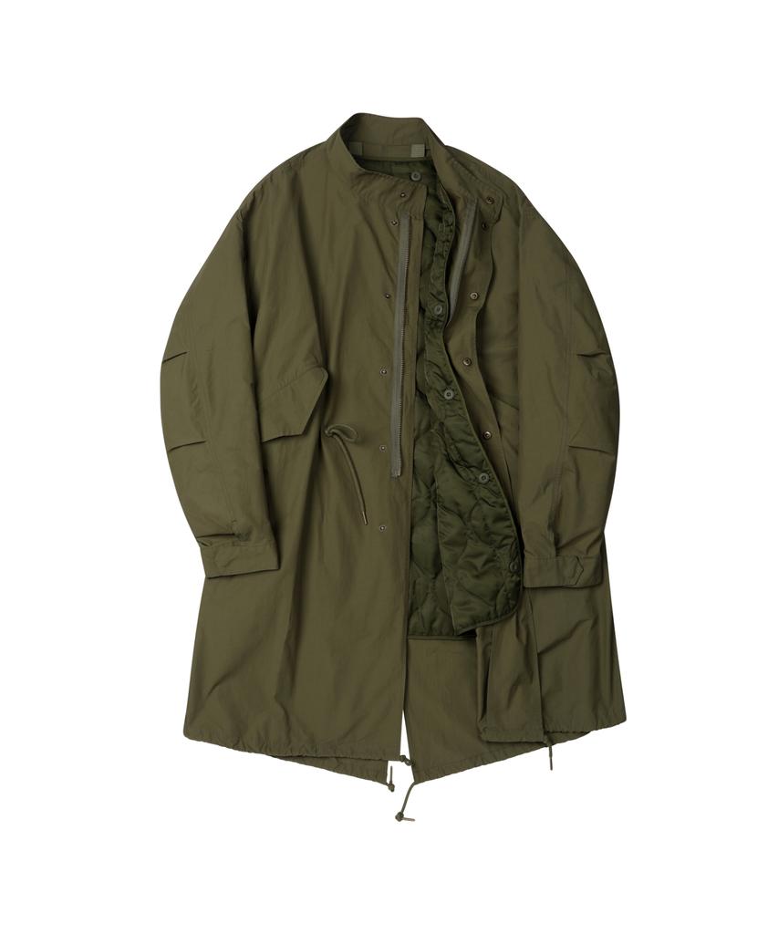 Leathery M-65 Fishtail Oversized Long Parka [2 Colors]