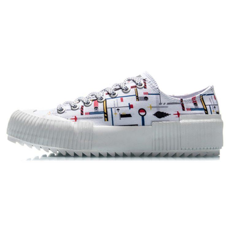 Li Ning Low top Skateboard Shoes Women's White AGCQ282-2