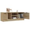 TV Cabinet In Sonoma Oak Finish 102 X 35 X 36.5 Cm Particleboard