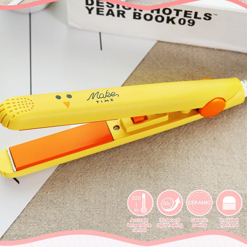 3 In 1 Hair Iron High Quality Flat Iron Straightening Hot Comb Mini Professional Hair Straightener & Curling Iron Styling Tools