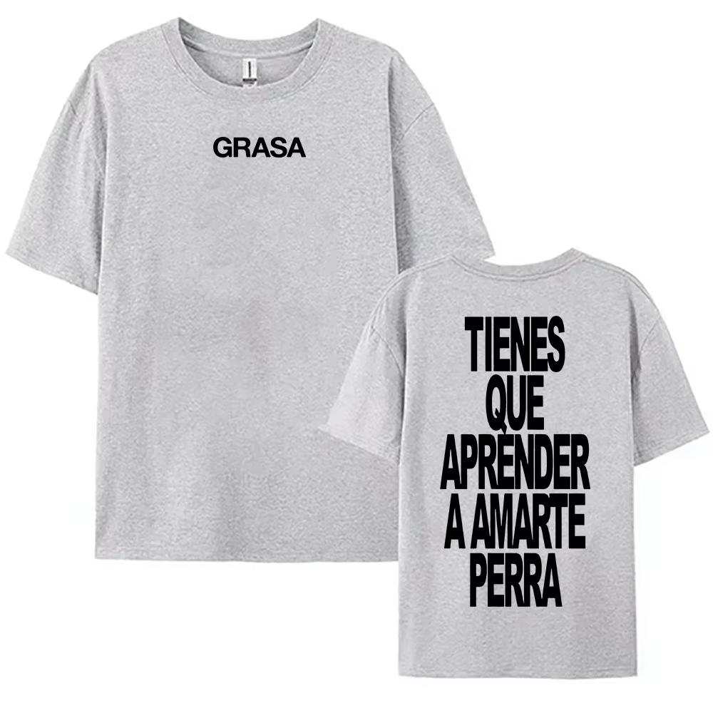 TIENES QUE APRENDER A AMARTE Tshirts SI TE DUELE CURITA Print T-shirt Nathy Peluso Singer Graphic T Shirt Cotton Tees Camisetas