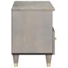 TV Cabinet with Drawers Gray 70 x 33 x 46 cm Solid Mango Wood