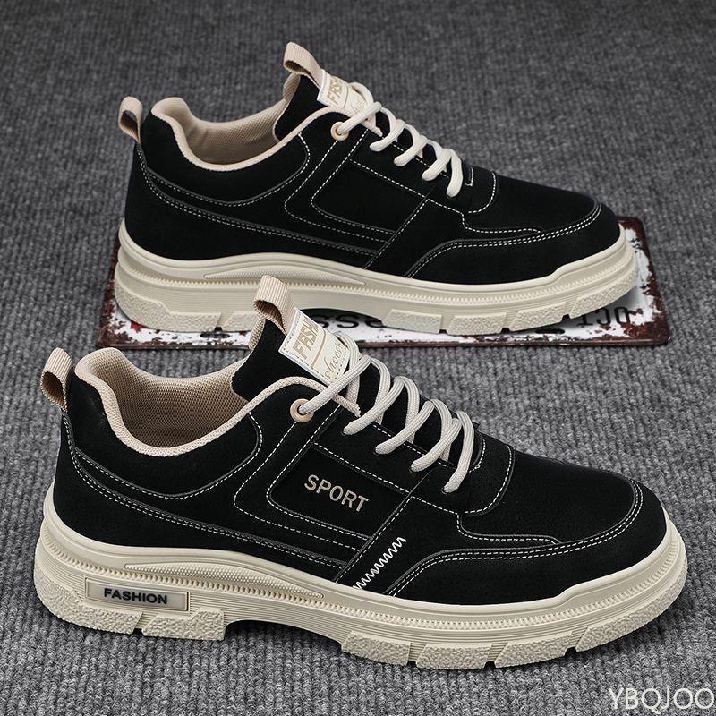 Men's shoes summer breathable new trend versatile casual board shoes men's low cut simple comfortable wear-resistant men's boots