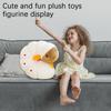 Plush Beetle Larva Stuffed Animal Soft Toy Insect Replica Decorative Figure for Home Office Desk Display and Collectible Gift