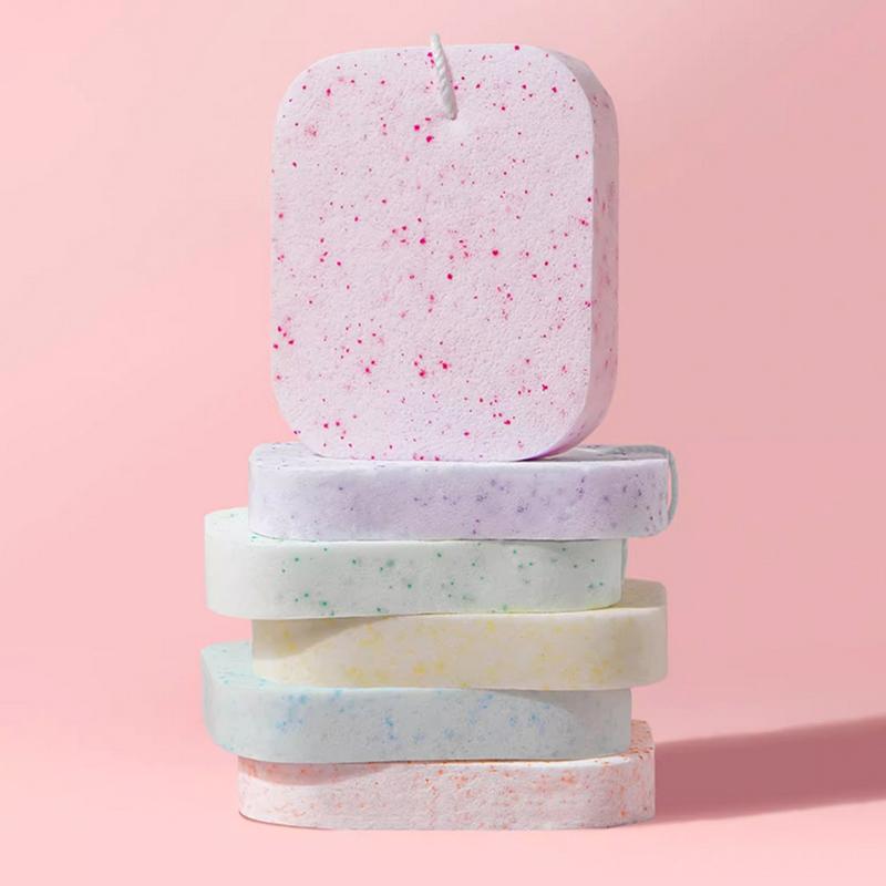 Powder Puff Sponge – Dual-Purpose for Face Cleansing and Makeup Application, Ideal for Seaweed Masks and Daily Skincare