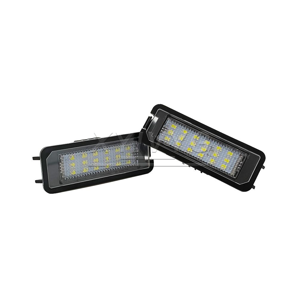 2pc LED Number License Plate Light For Bentley 06 Continental GT 08 Continental Flying Sp For Seat Exeo/ST 09~ Leon/Leon4 06 License Plate Lights 2