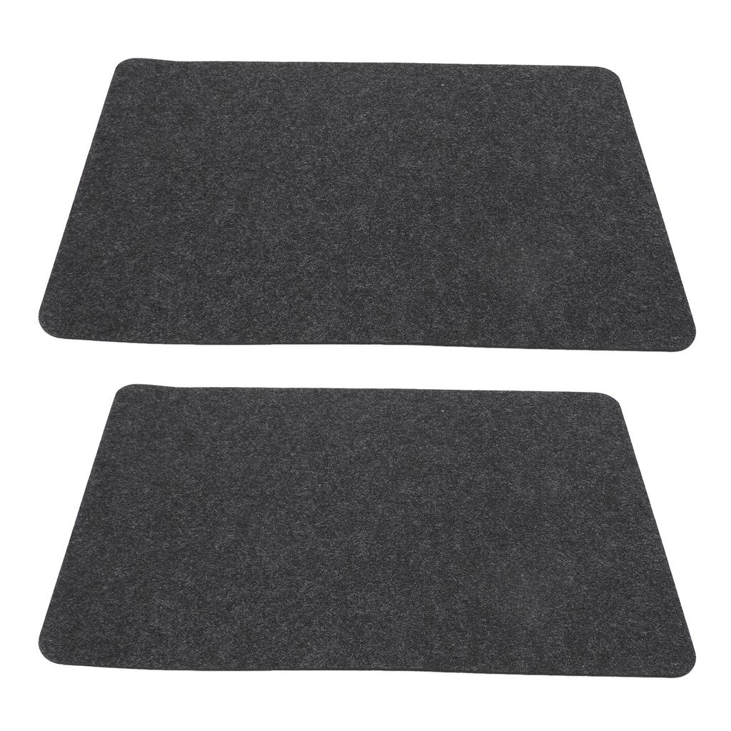 2 ST Värmebeständig Matta Halkfri Glasfiber och Silikonharts Bänkskiva Skyddsmatta för Hemmet