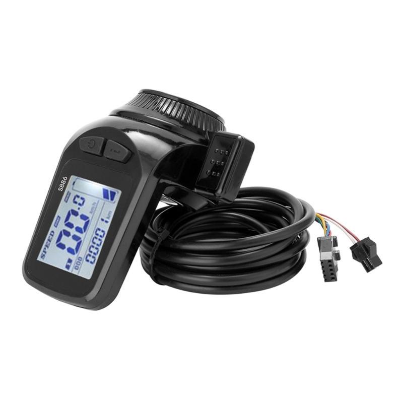 Watertight Scooter Display Panel with 5 Pin for Electric Scooter Multifunction LCD Display Panel for Electric Scooter 1