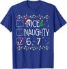 Brain Rot Funny Graphic Naughty 67 Christmas Unisex T-Shirt