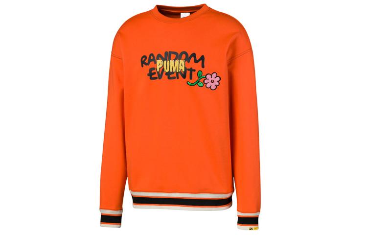 Puma X Randomevent Graphic Crew Red Hoodie 59666340 XS
