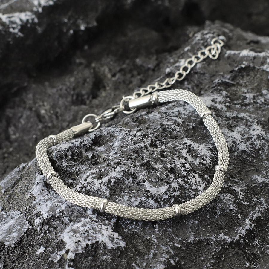 New Hiphop Stainless Steel Bracelet Men Handmade Luxury Zirconia Tennis Chain Link Braclet Father Day Gift Accessories Hombre