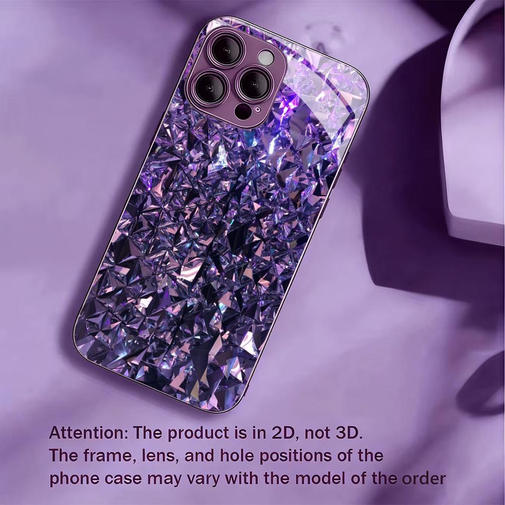 Violet Gold Hot-selling New Exquisite Protective Case Phone Case Metallic Paint PhoneCase for iPhone 17 16 15 14 13pm Pro Plus