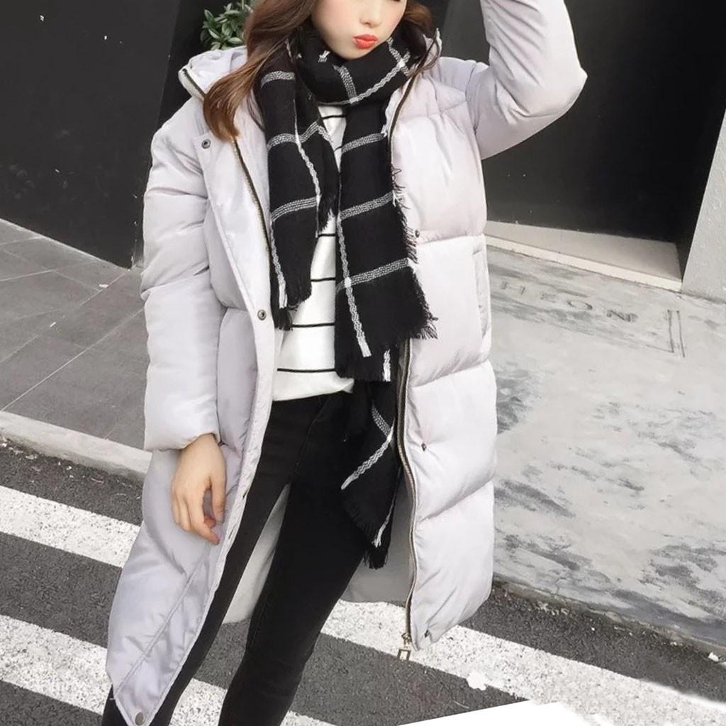 Women Casual Long Thick Loose Bread Coat Winter Jacket Cotton Clothes