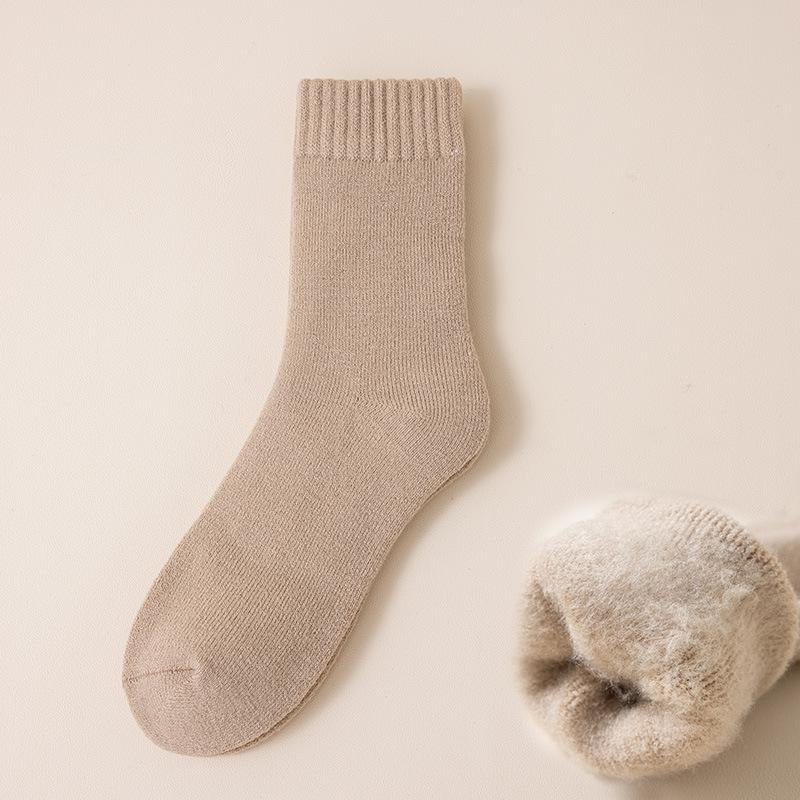 Woolen Socks for Men and Women In Winter, Thickened and Fleece for Warmth