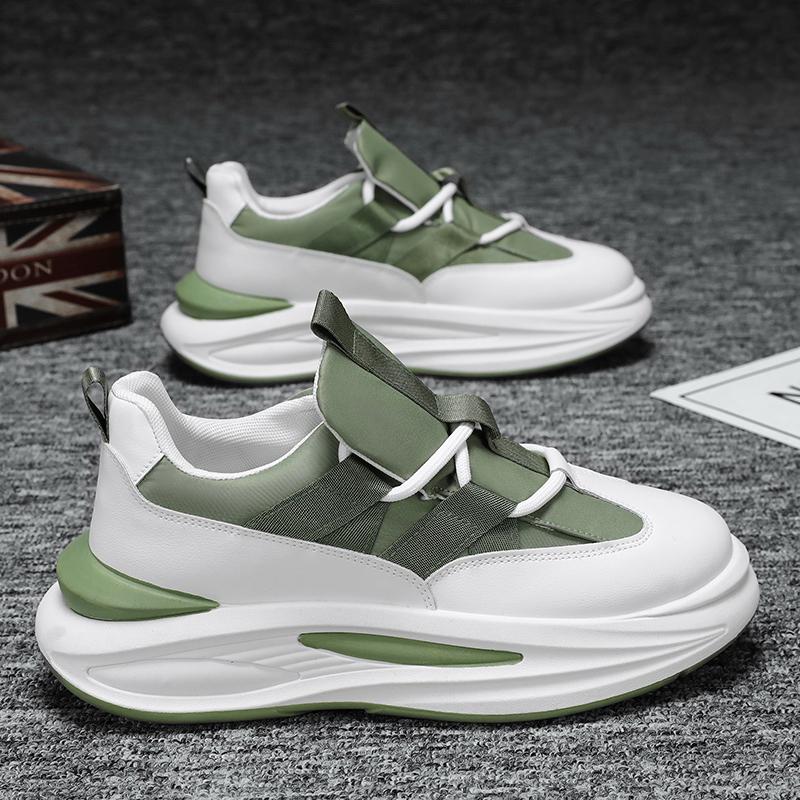 

Мужские кроссовки, качественные удобные кроссовки для мужчин, модная вулканизированная обувь, мужская обувь Zapatillas Hombre Tenis Para Hombre 39 зелёный