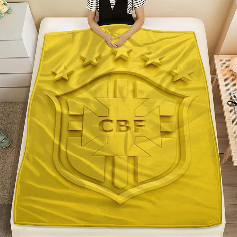 1Pc cbf Print Flannel Blanket, High quality Comfortable for All Seasons, Home Decor, Warmth and Comfort, Perfect for Christmas GiftS