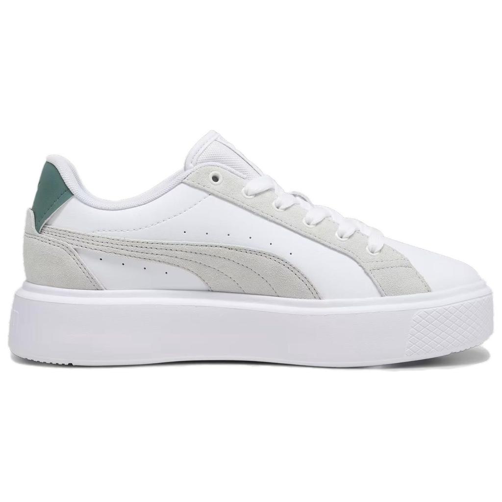 Puma Osl Pro Fashion Minimalist Durable Low-Top Skate Shoes Unisex Sneakers White Gray Green 392055-04