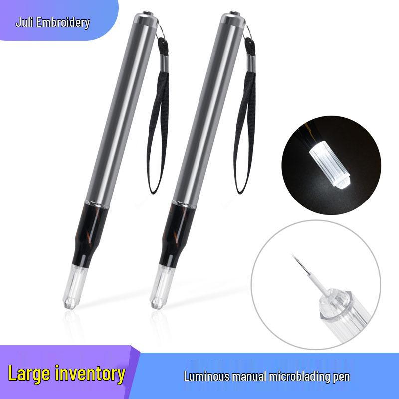 Light-Up Microblading Pen for Eyebrow Embroidery and Shading