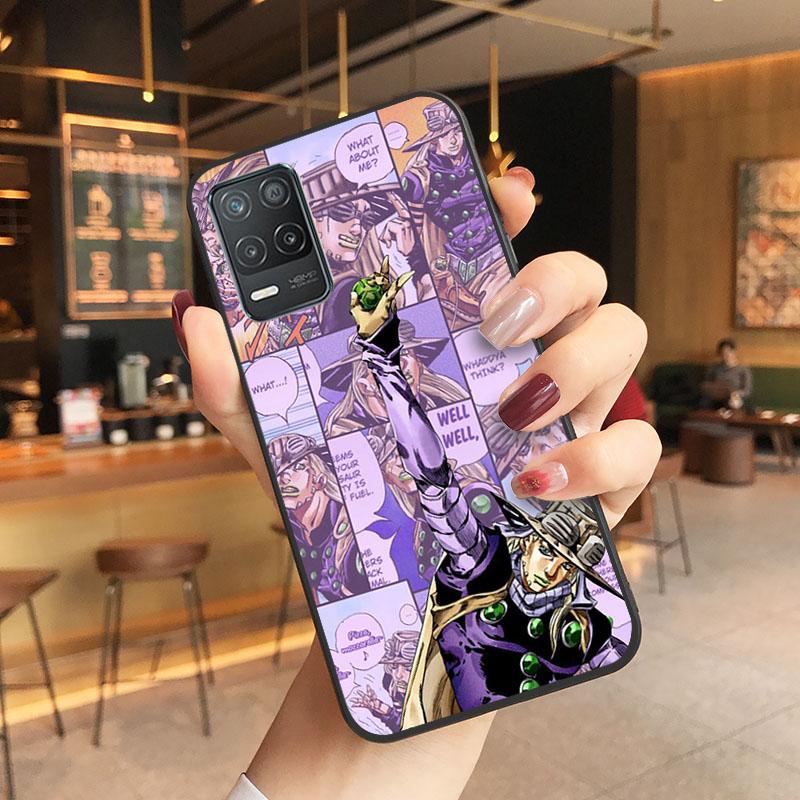 JoJo Bizarre Adventure Phone Case for OPPO Realme GT 2 Pro X2 Pro XT C25S 8 7 6 Pro 6i GT Master C3 C21 C21Y C11 X3 SuperZoom