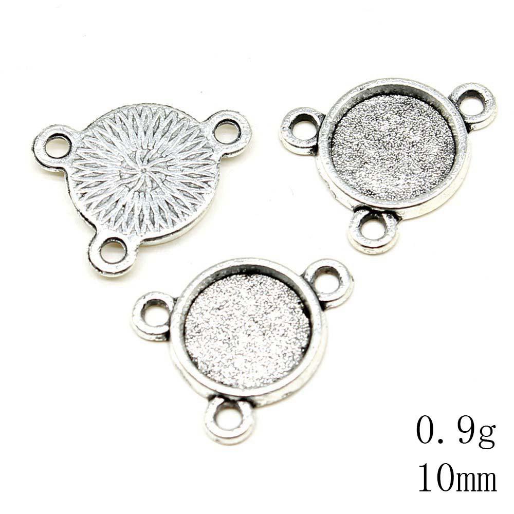 NewArrivals Accessories Jewelry Three-Hole Multi Size Glass Cabochon Base Setting Tray Accessories Parts Souvenir Men's Accessories