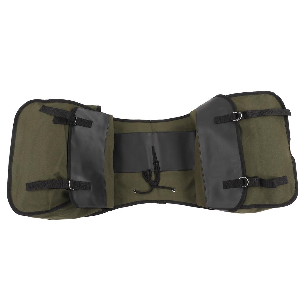 Portable Bicycle Rear Seat Trunk Bag Large Capacity Mountain Bike Tail Bag for CyclingMilitary