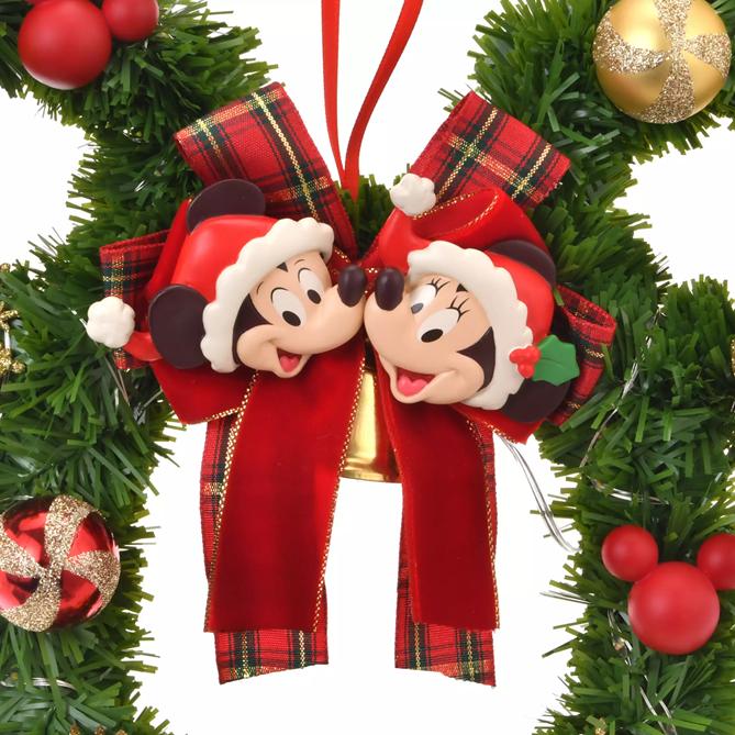 Disney Micky & Minnie Kranz Leuchtend( Disney Weihnachten ) Japan NEU
