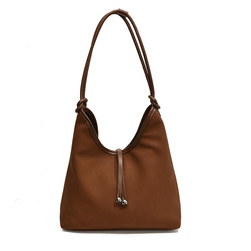 Retro Large-capacity Handbag Women's 2025 Autumn and Winter New Fashion Shoulder Bag Niche Simple Commuter Tote Bag
