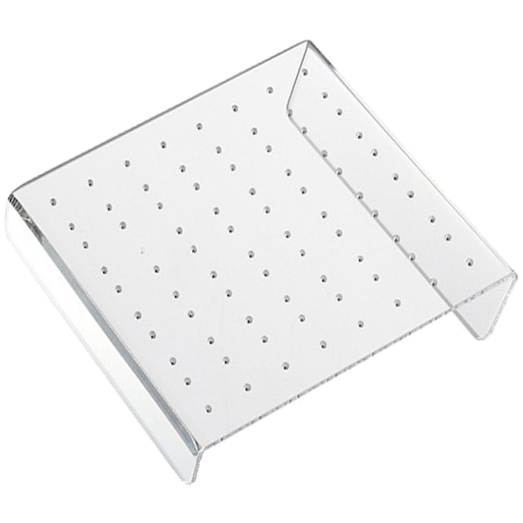 50/80 Holes Acrylic Earring Holder Organizer Ear Studs Jewelry Storage Display Rack Showcase Earrings Display Stand