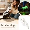 Costume da Dinosauro per Animali Domestici, Morbido Peluche Scheletro Halloween per Cani e Gatti di Taglia Media/Grande