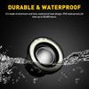 2X 2.5 Inch Round Fog LED Light Driving Spot Lamp W/ White Angle Eyes Halo Ring