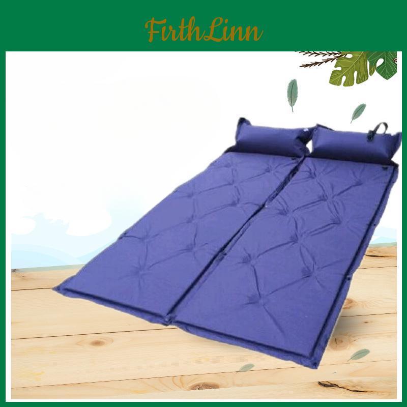 Single Sleeping Can Inflatable Mat Be Spliced For Camping Camping Picnic Moistureproof Double Automatic Inflatable Cushion