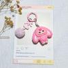 Cartoon Keychain With Plush Felt Material For Kids School Bag Decor