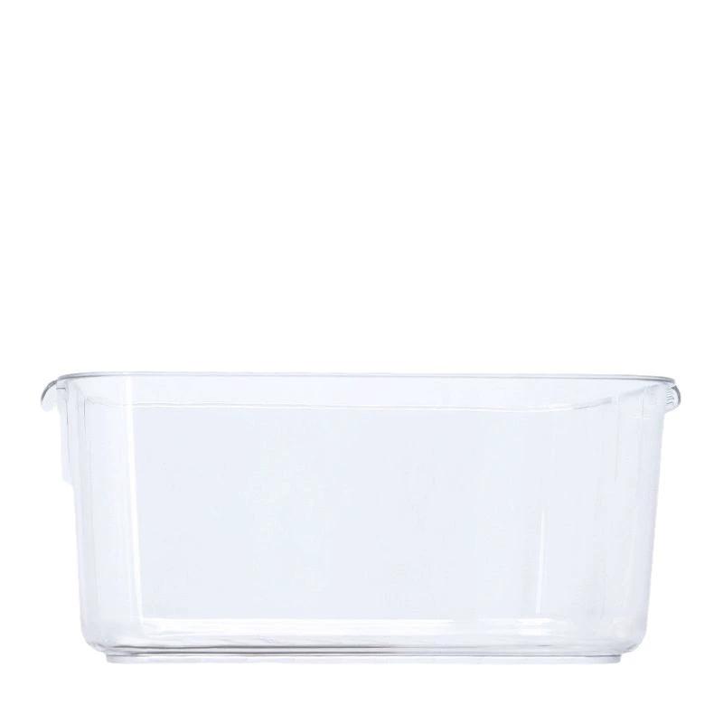 Organizador de cajón para refrigerador, caja de almacenamiento transparente para cocina y alimentos