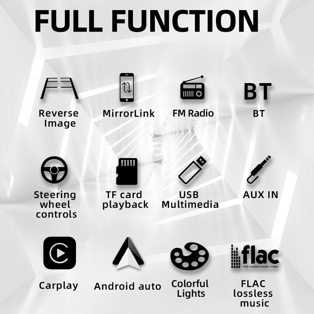 

B700 Car MP5 Player 7-inch FM Car Radio Bluetooth-compatible Multimedia Support Mirror Link Type A