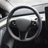 Car Steering Wheel Panel Wrap Steering Wheel Cover Protector Decoration Sticker For Tesla Model 3 Y  2022 2023