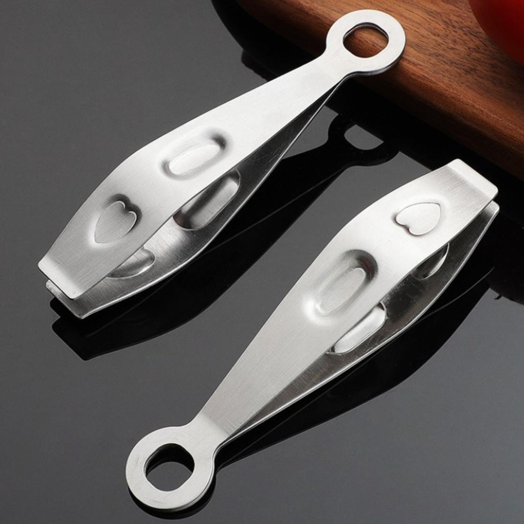 Stainless Steel Multifunctional Thickened Fishbone Tweezers, Kitchen Retrieval Tools, Garlic Peelers, Kitchen Utensils