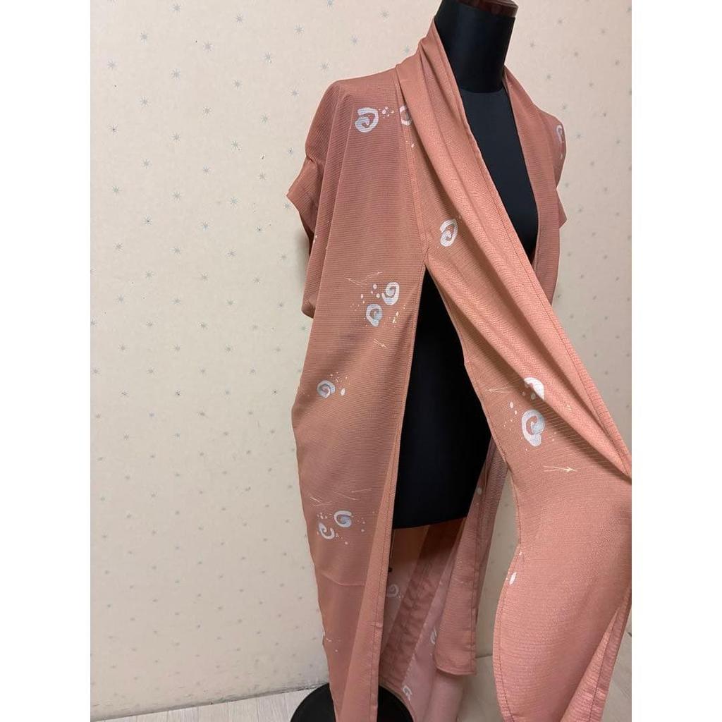 Used Kimono Remake Sheer Material Summer Kimono Long Length Haori