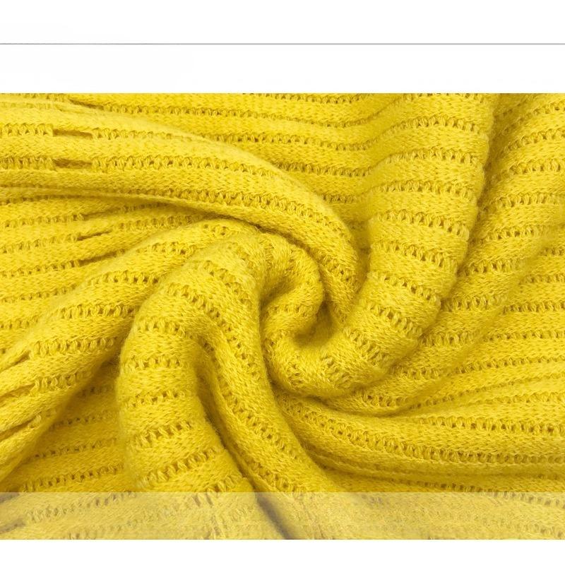 Schal Frauen Winter Student Neue Gestrickte Paar Verdickt Warme Weibliche Einfarbig Quaste Schals