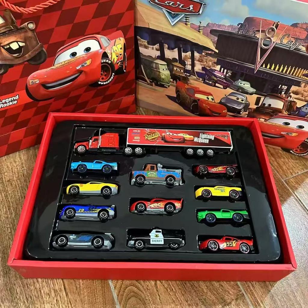 Desney Σετ 12 τεμαχίων McQueen Jackson Ειδική προσφορά Pixar Cars Lightning McQueen Mater Μοντέλο αυτοκινήτου PVC παιχνίδι για παιδικά δώρα γενεθλίων