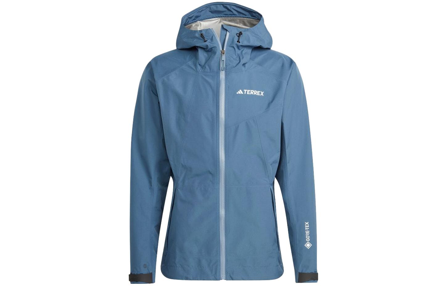 Adidas TERREX XPERIOR Waterproof, Windproof, And Breathable Windbreaker Jacket Men s Blue HN2908 XXL