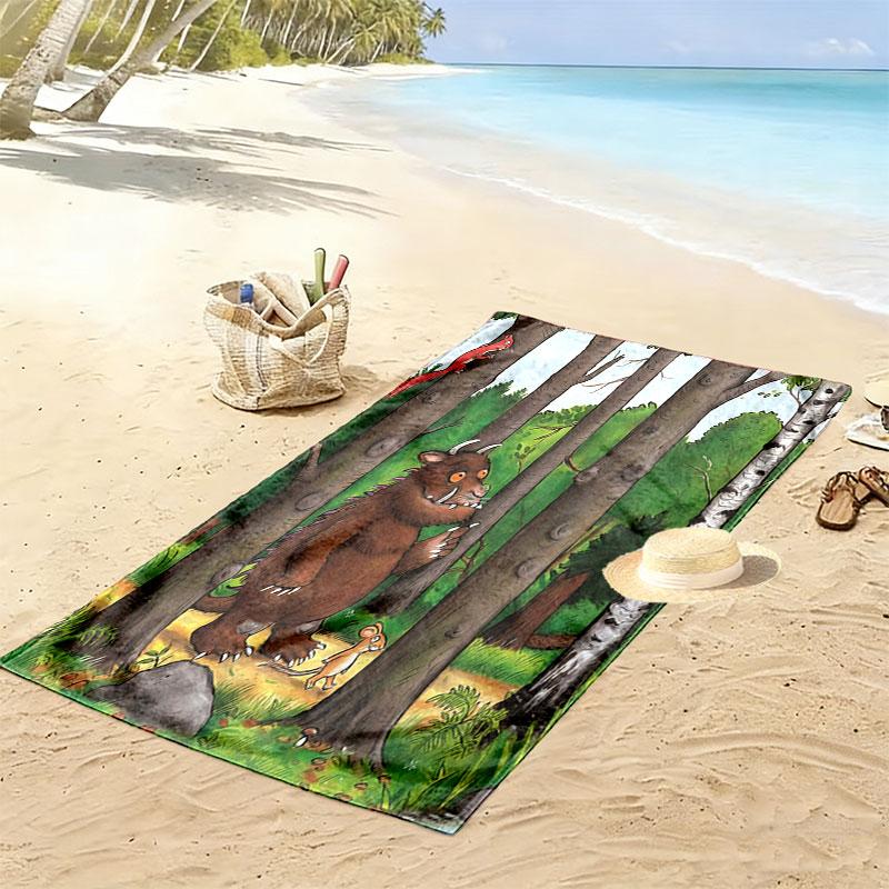 The Gruffalo poster Beach Towel, Large Soft Quick Dry Towel for Beach Camping Swimming