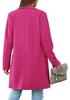 European Autumn Plus Size Woolen Women's Single-Button Cardigan Coat