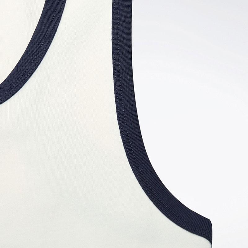 Reebok Color Block Logo Print Slim Fit Sports Casual Tank Top Women Tops Off-White 24SRC410WGW2