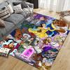 1pc Beauty and the Beast Carpet Area Rug, Bedroom, and Playroom Durable, Stain-Resistant, and Easy To Clean, Living Room