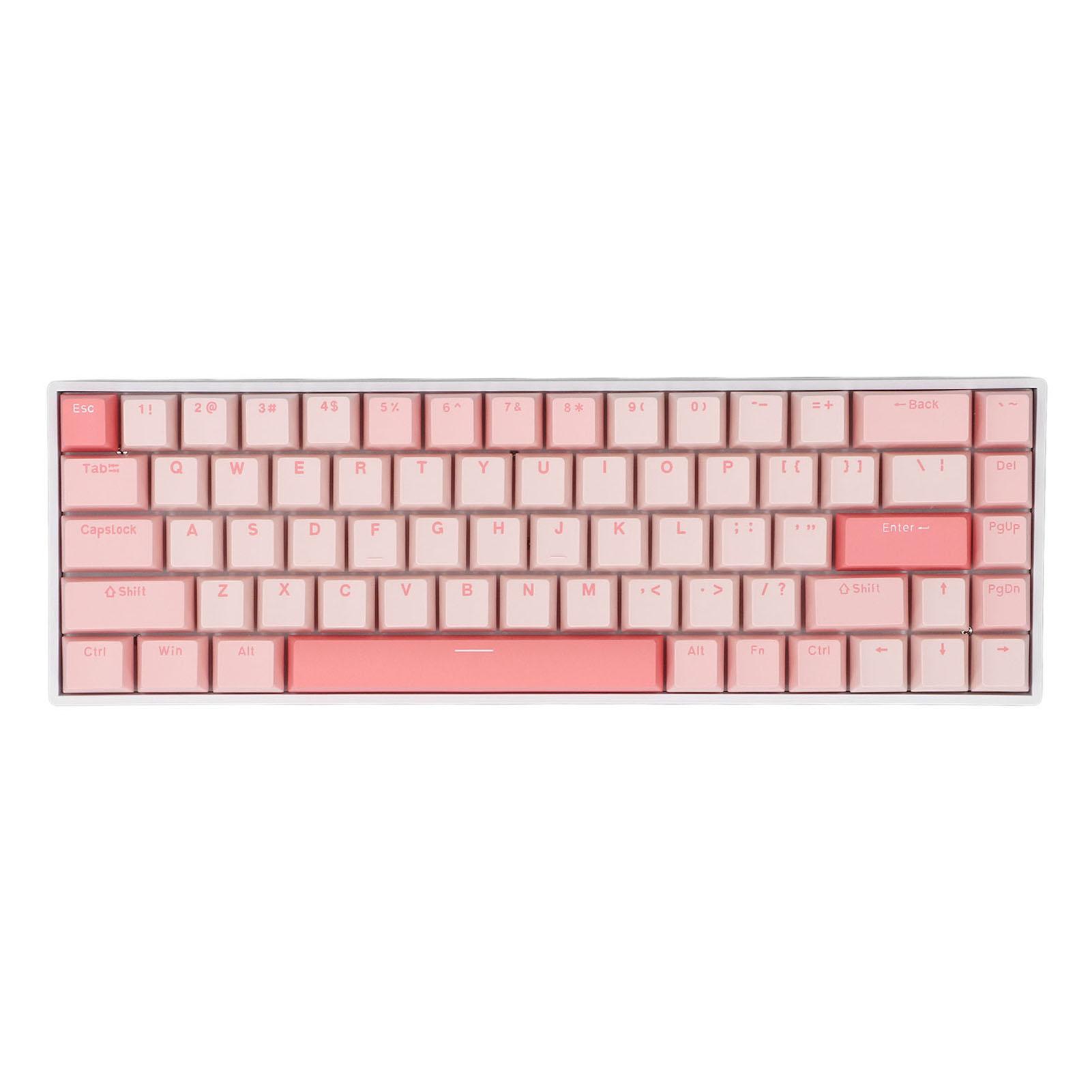 

Механическая клавиатура 68 клавиш 60 процентов 2.4G беспроводная Bluetooth 3.0 5.0 проводная Type C синие переключатели RGB