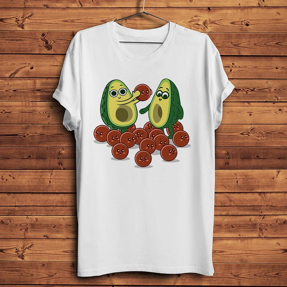 amusing Large Avocado Family Has Too Many pit,Funny Tshirt,Men White Casual Short Sleeve T-Shir
